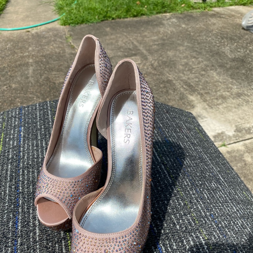 Bakers Rhinestone Heels - Picture 2 of 3